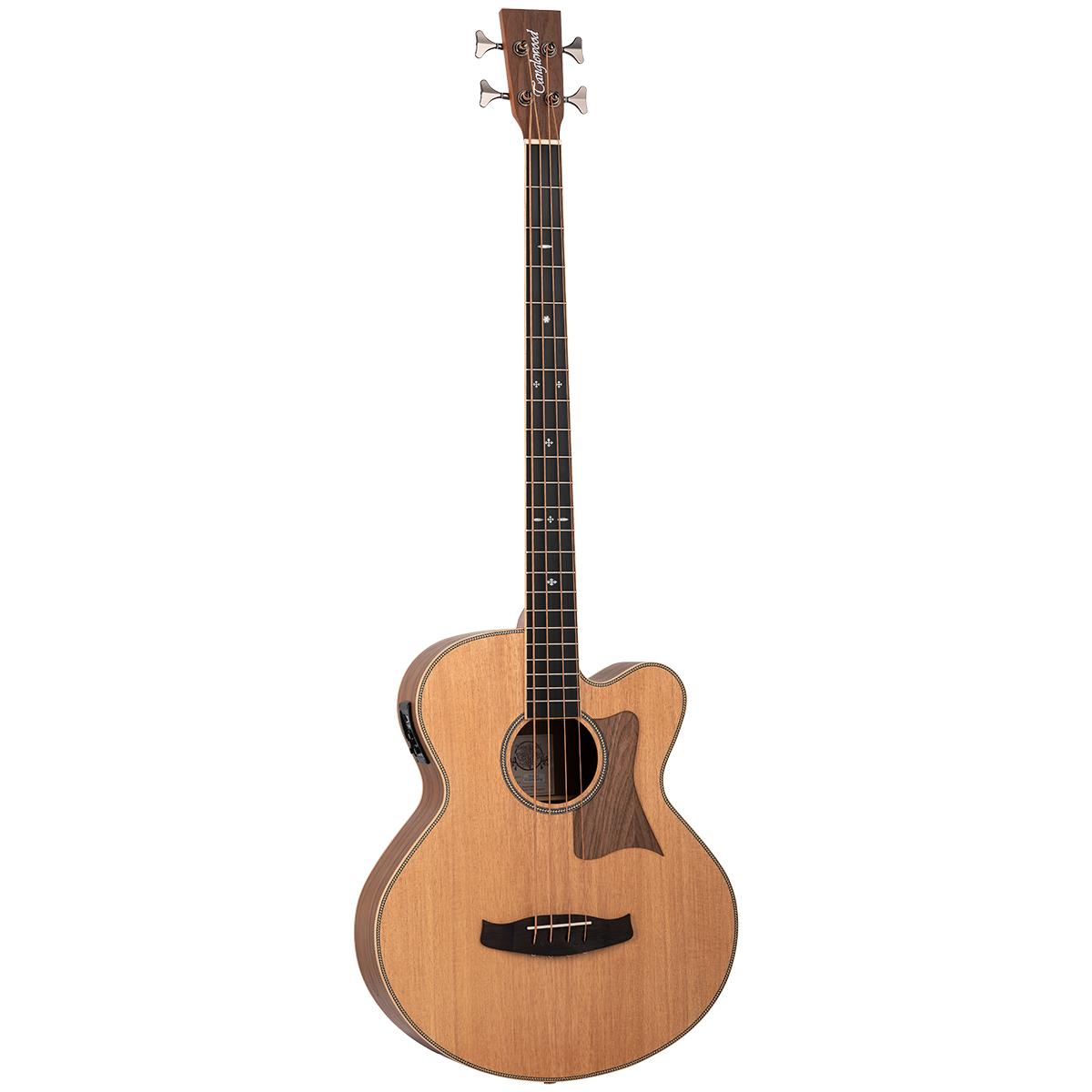 Tanglewood TRU7AB-CE-BW Reunion Pro Acoustic Guitar Solid Cedar Top Jumbo Acoustic Bass Guitar w/ Cutaway &amp; Pickup