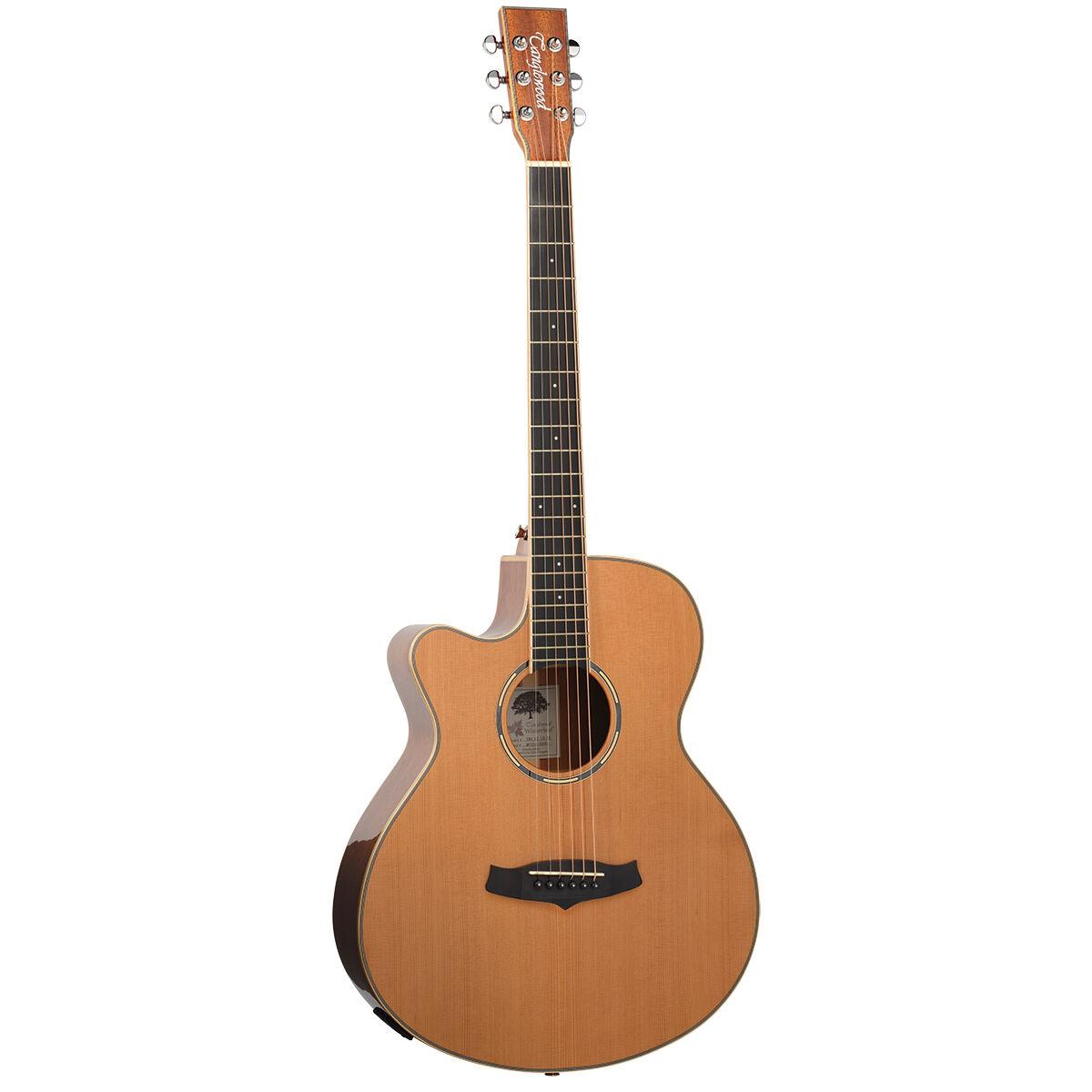 Tanglewood TW4CENALH Winterleaf Acoustic Guitar SuperFolk Left Handed w/ Cutaway & Pickup
