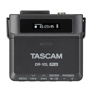 Tascam DR-10L Pro Portable Linear PCM Recorder w/ Lavalier Lapel Microphone