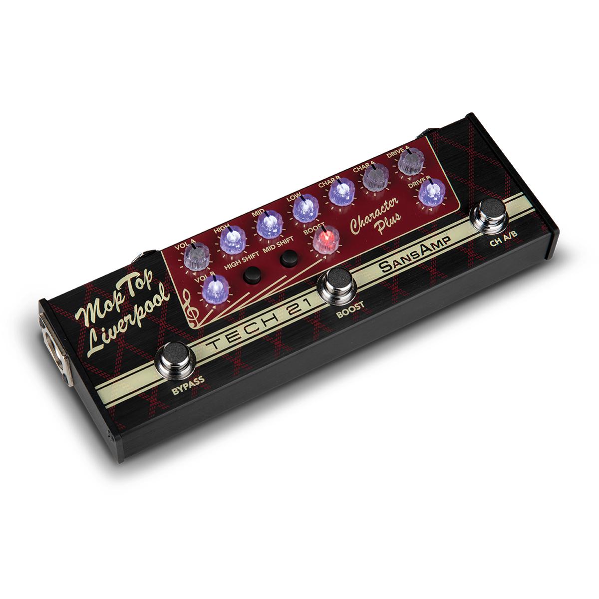 Tech 21 CPSMTL SansAmp Character Plus Series Mop Top Liverpool Effects Pedal