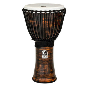 Toca Freestyle 2 Series Djembe 12'' Inch Spun Copper Rope Tuned TOCTF2DJ12SC