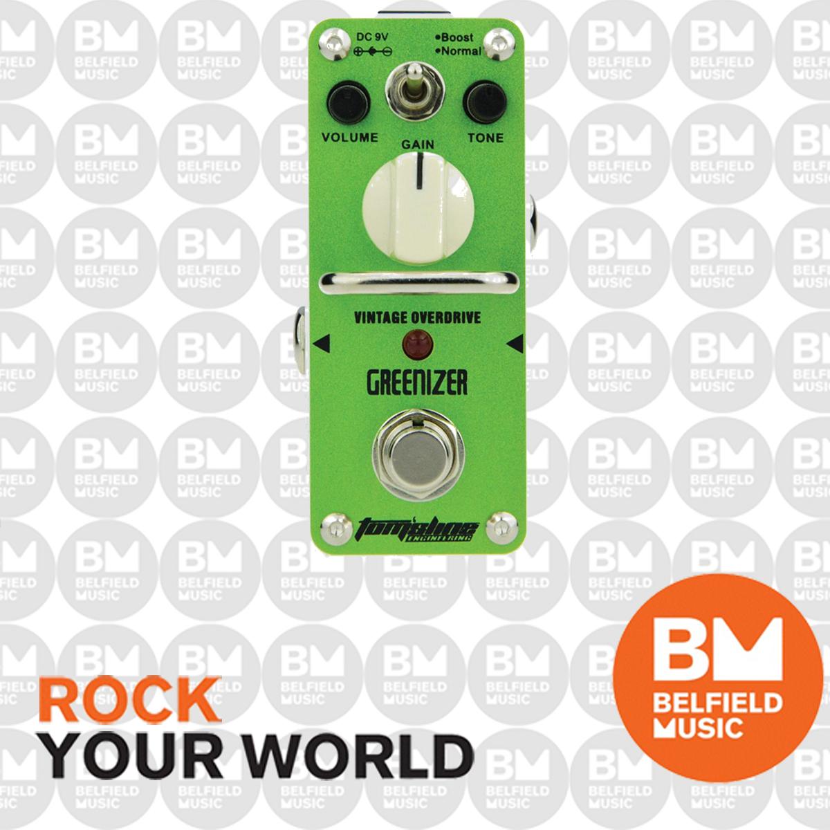 greenizer pedal Toms Line AGR-3 Greenizer Vintage Overdrive Mini Effects Pedal