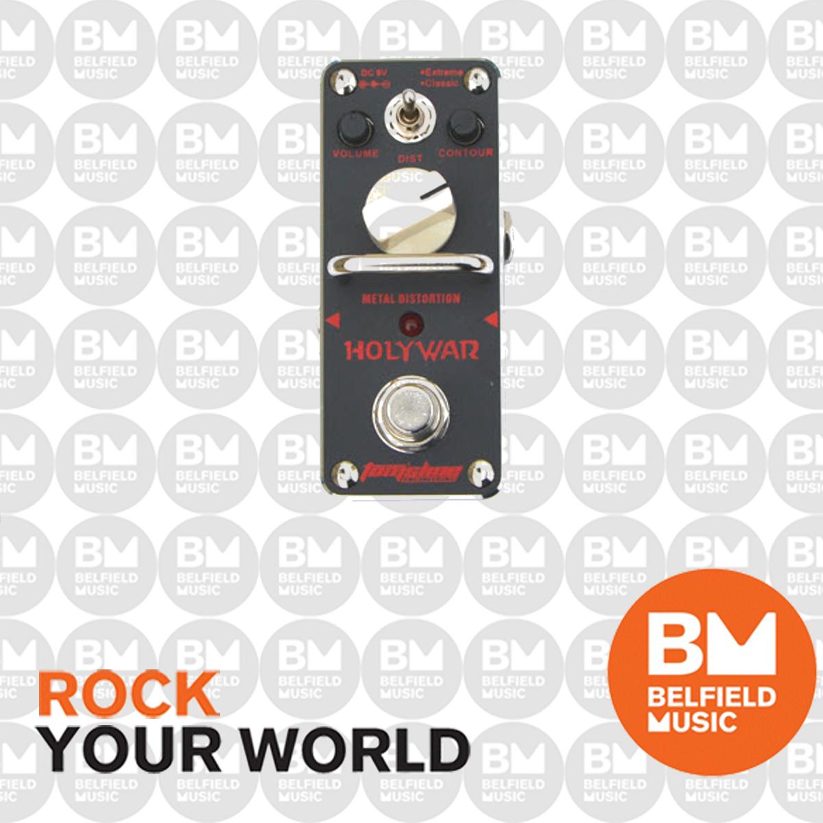 holy war pedal Toms Line AHOR-3 Holy War Metal Distortion Mini Effects Pedal