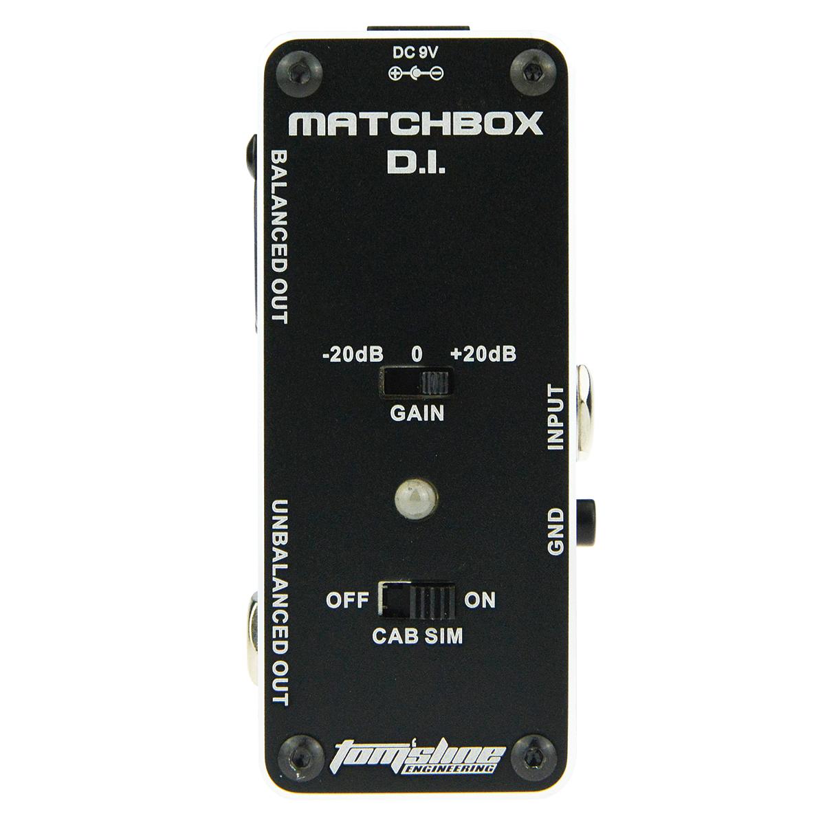 Toms Line AMX-3 Matchbox DI Cab Sim Mini Effects Pedal