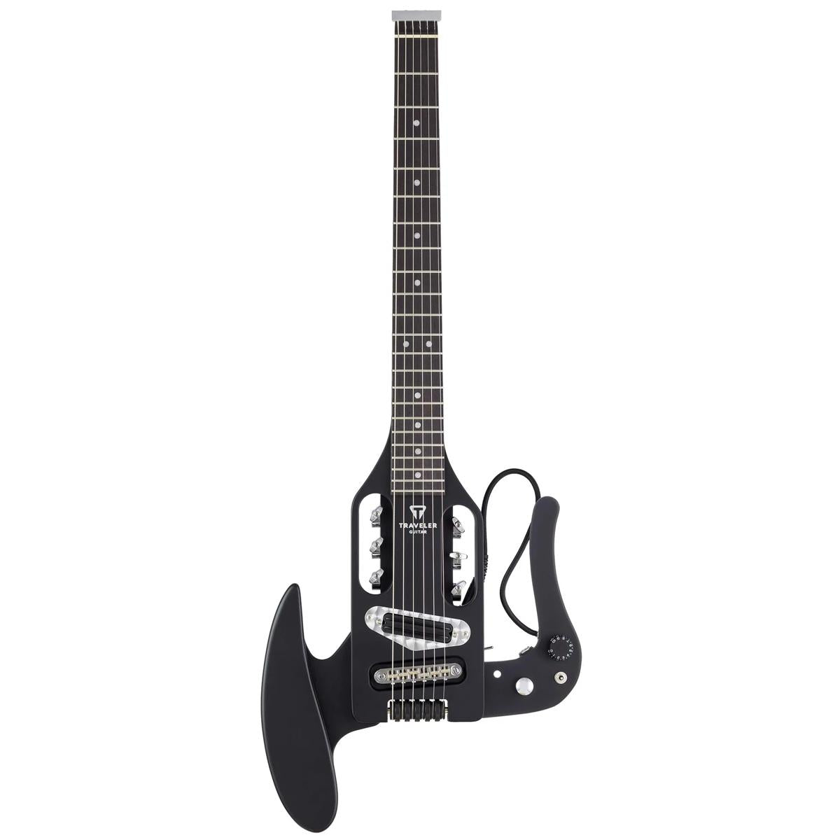Traveler Guitar Pro-Series Mod-X Hybrid Electric/Acoustic Guitar Matte Black w/ Gigbag