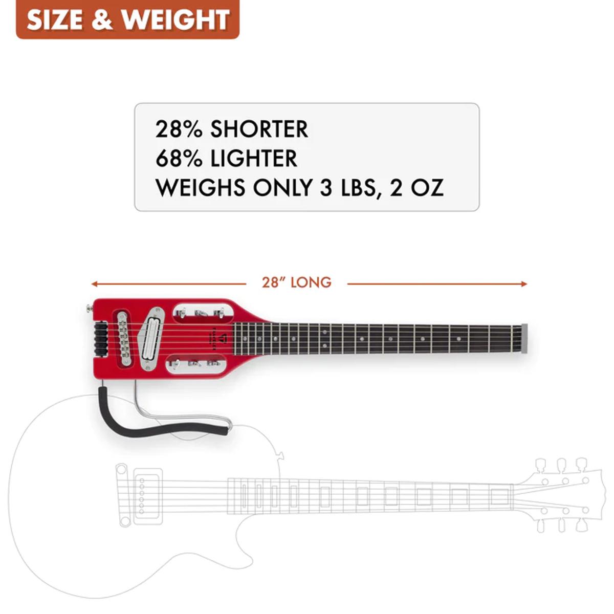 Traveler Guitar Ultra-Light Electric Guitar Torino Red w/ Gigbag