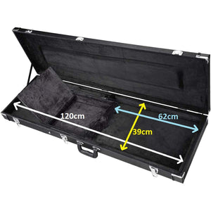 UXL HC-1043 Guitar Case - Hardcase to fit Rhoads Style Electric Measurements
