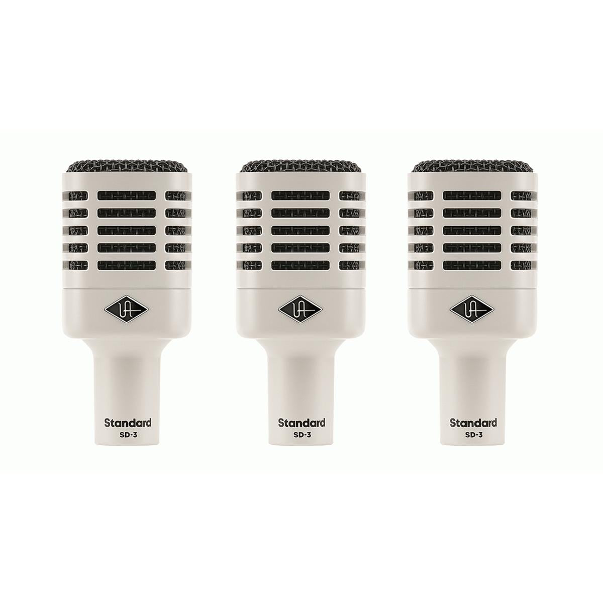 Universal Audio UA SD-3 Dynamic Microphone w/ Hemisphere Modeling - 3 Pack