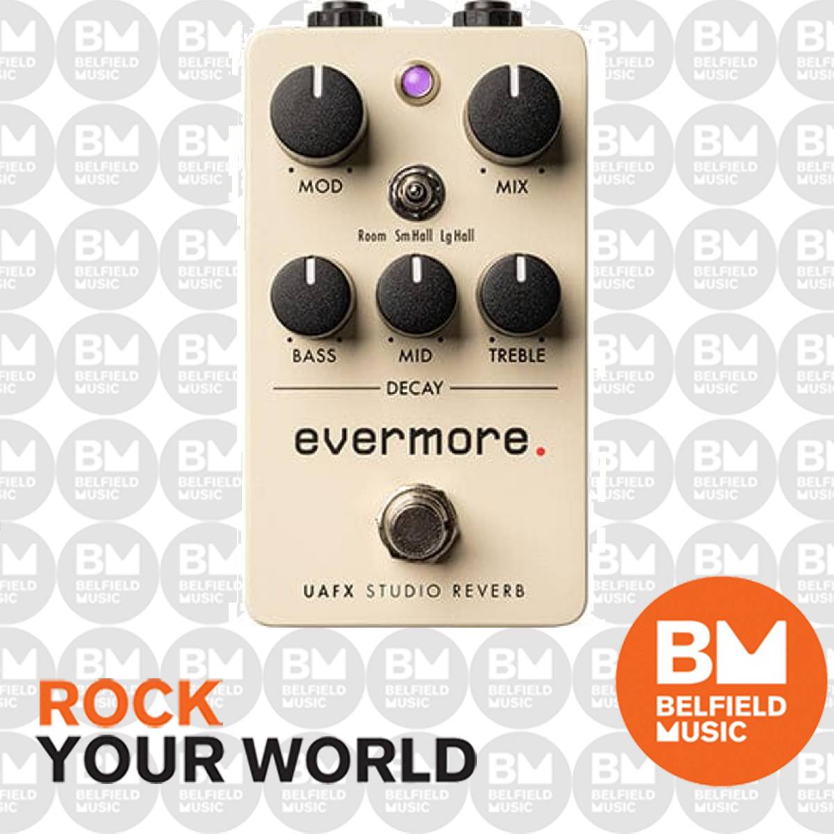 evermore reverb pedal Universal Audio UAFX Evermore Studio Reverb Effects Pedal