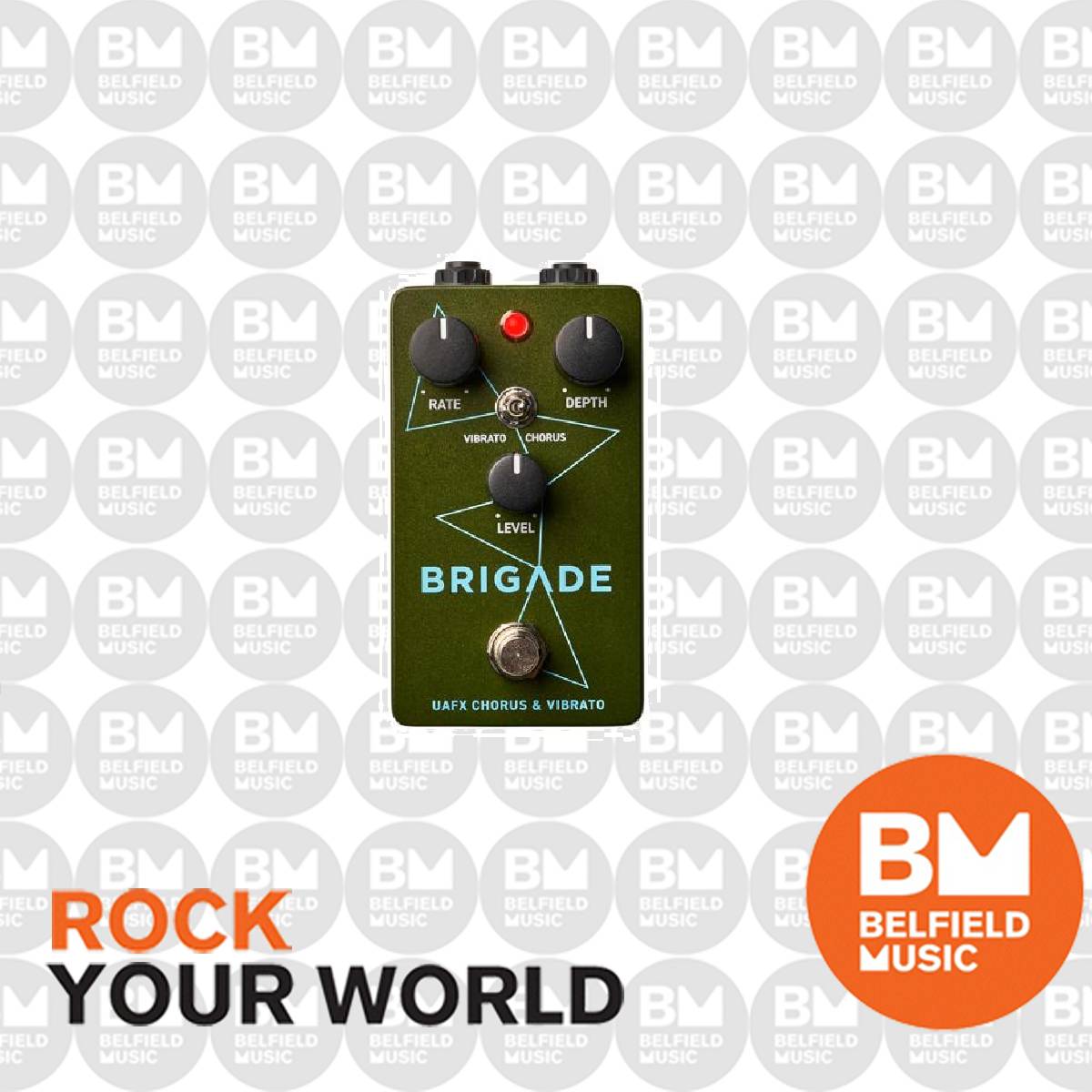 brigade chorus pedal Universal Audio UAFX Brigade Chorus & Vibrato Effects Pedal