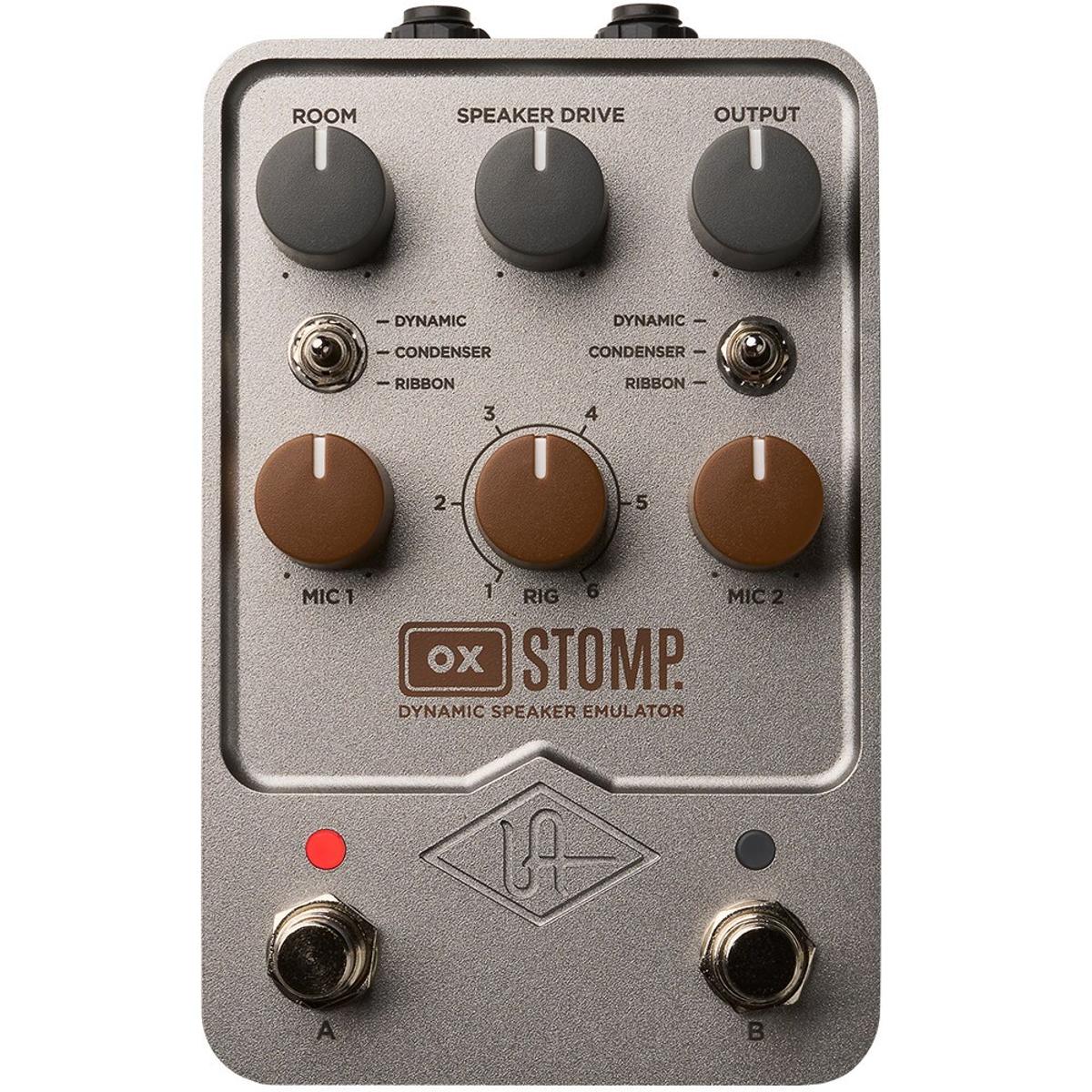 Universal Audio UAFX OX Stomp Dynamic Speaker Emulator Effects Pedal