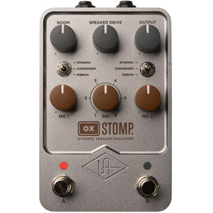 Universal Audio UAFX OX Stomp Dynamic Speaker Emulator Effects Pedal