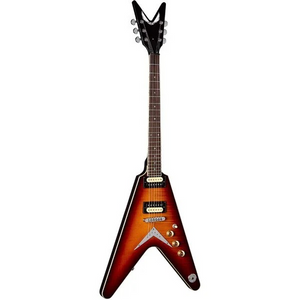 Dean V 79 Electric Guitar Flame Maple Trans Cherry Sunburst