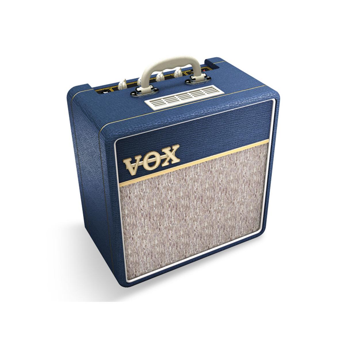 VOX AC4 Custom Guitar Amplifier 4W 1x10 Valve Amp Combo Blue - AC4C112