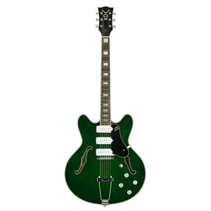 VOX BC-S66 GR Bobcat S66 Semi-Hollow Electric Guitar Italian Green w/ Hardcase