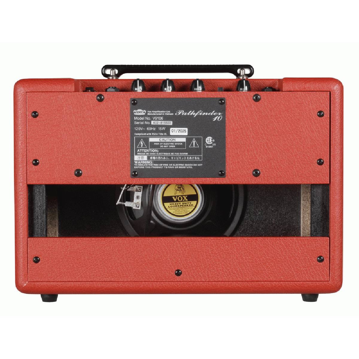 VOX Pathfinder 10 Guitar Amplifier 10W Combo Amp - Red Limited Edition