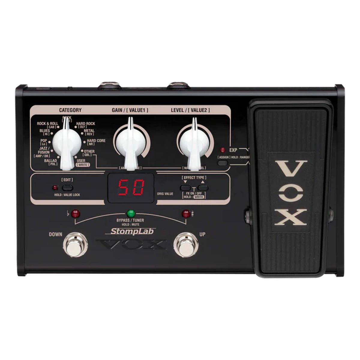 VOX SL2G StompLab 2 Guitar Multi-Effects Pedal w/ Expression Pedal