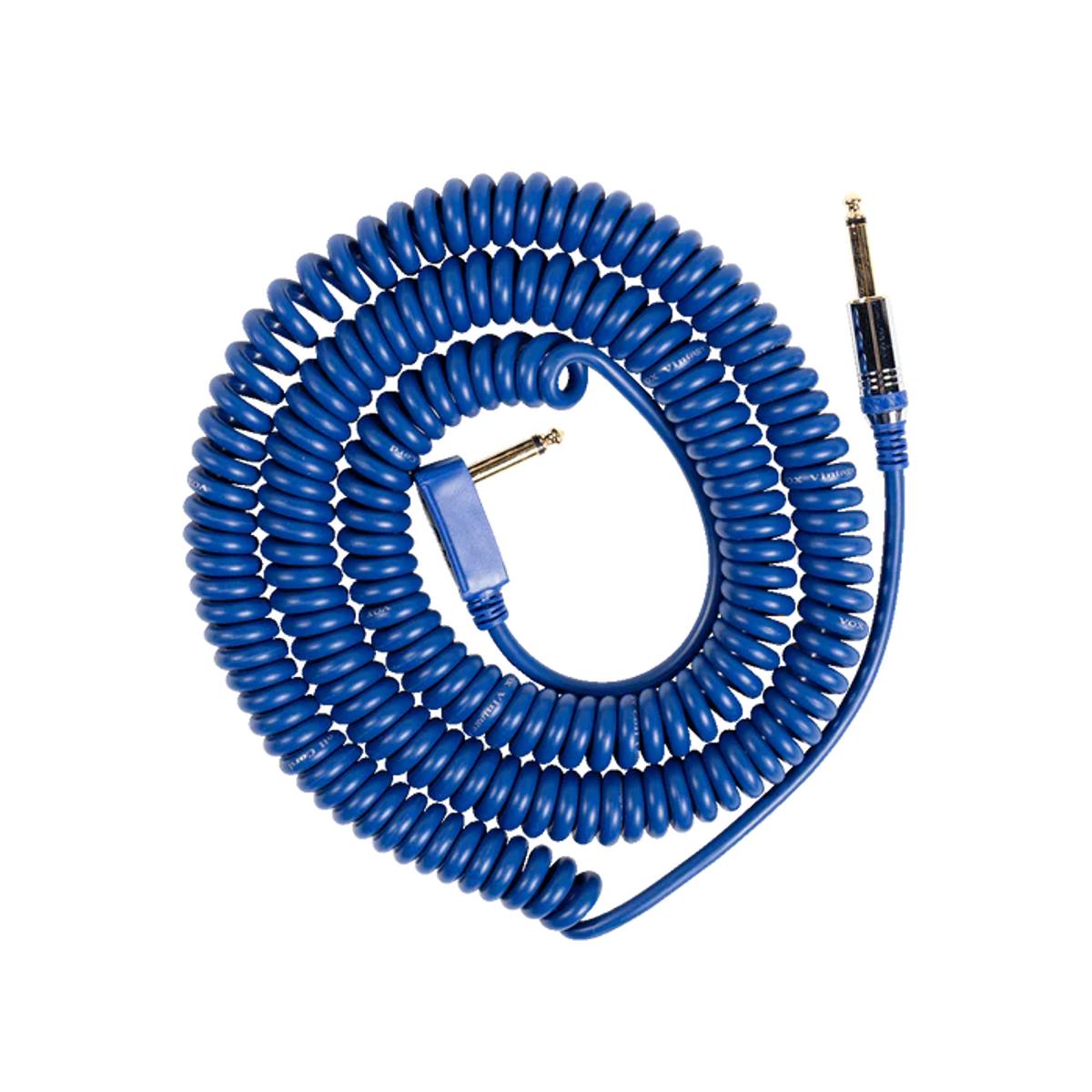 VOX VCC090BL 9m Coiled Instrument Cable Blue