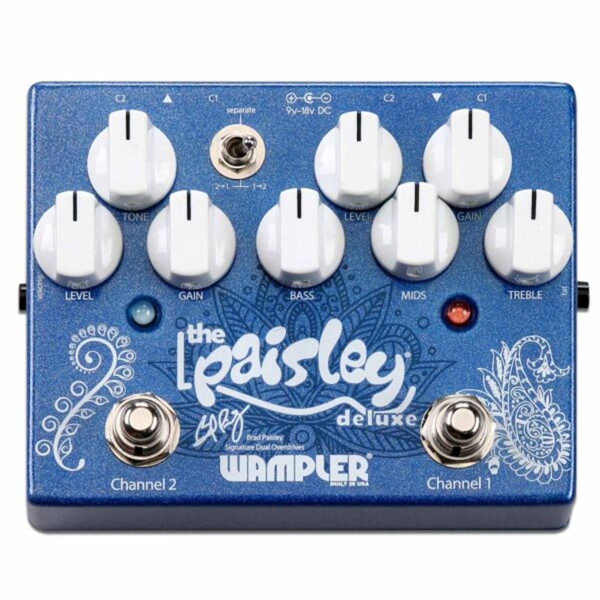 Wampler Brad Paisley Dual Overdrive Effects Pedal