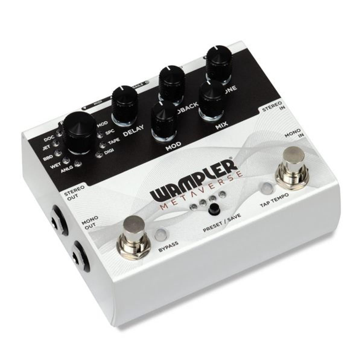 Wampler Multi-Delay Effects Box with Advanced DSP and Programmable Presets Effects Pedal