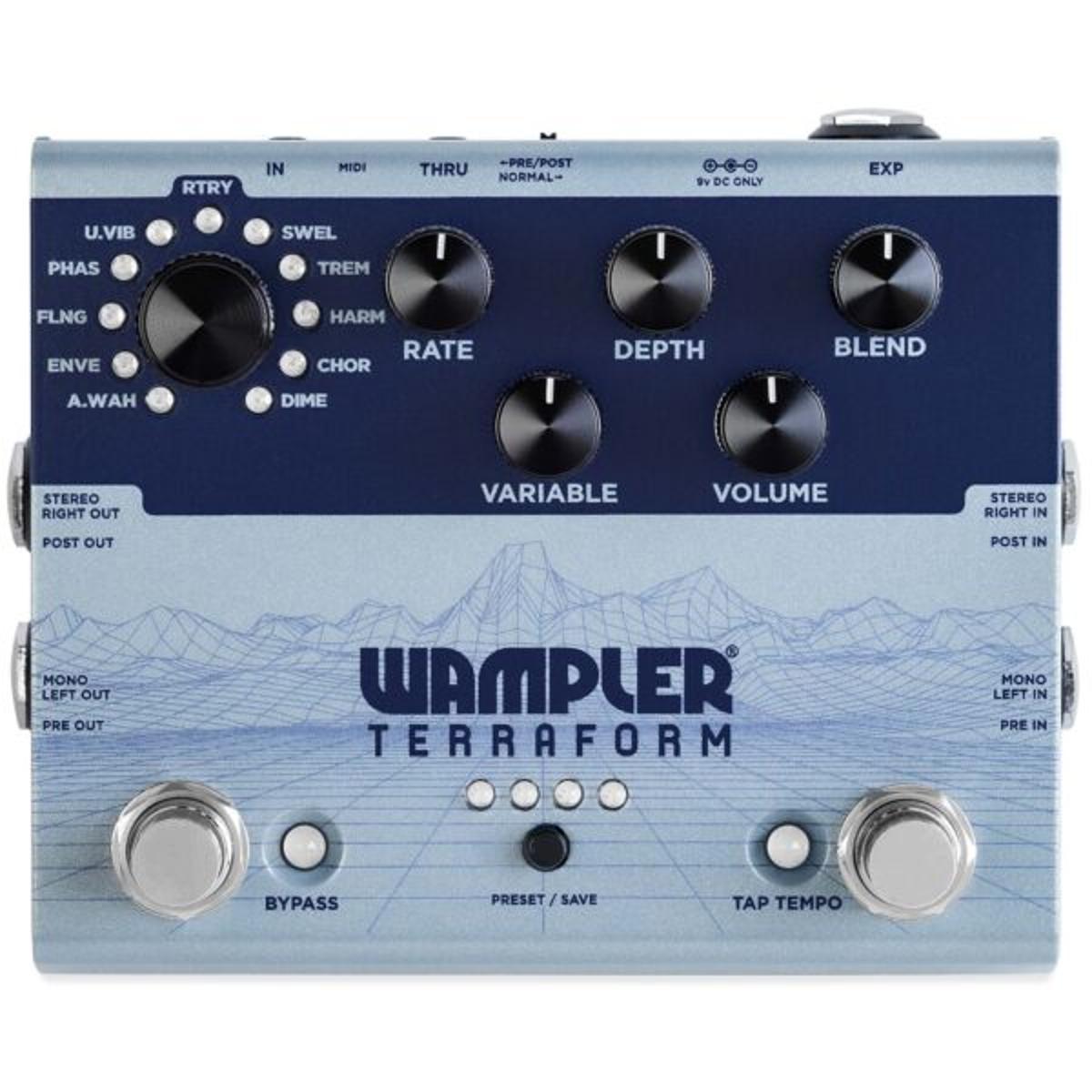 Wampler Multi-Modulation Effects Box with Advanced DSP and Programmable Presets Effects Pedal