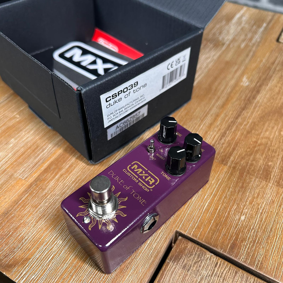 Dunlop MXR Duke of Tone Guitar Effects Pedal - PREOWNED