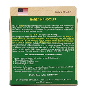 DR Rare MD-12 Phosphor Bronze Mandolin Strings: Heavy 12-41