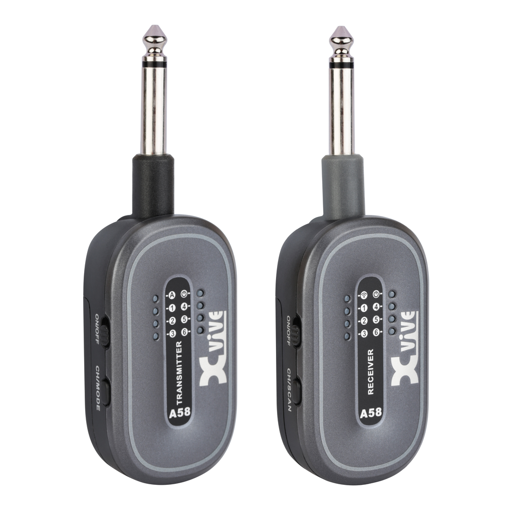 XVIVE A58 Guitar Wireless System 5.8Ghz - Black