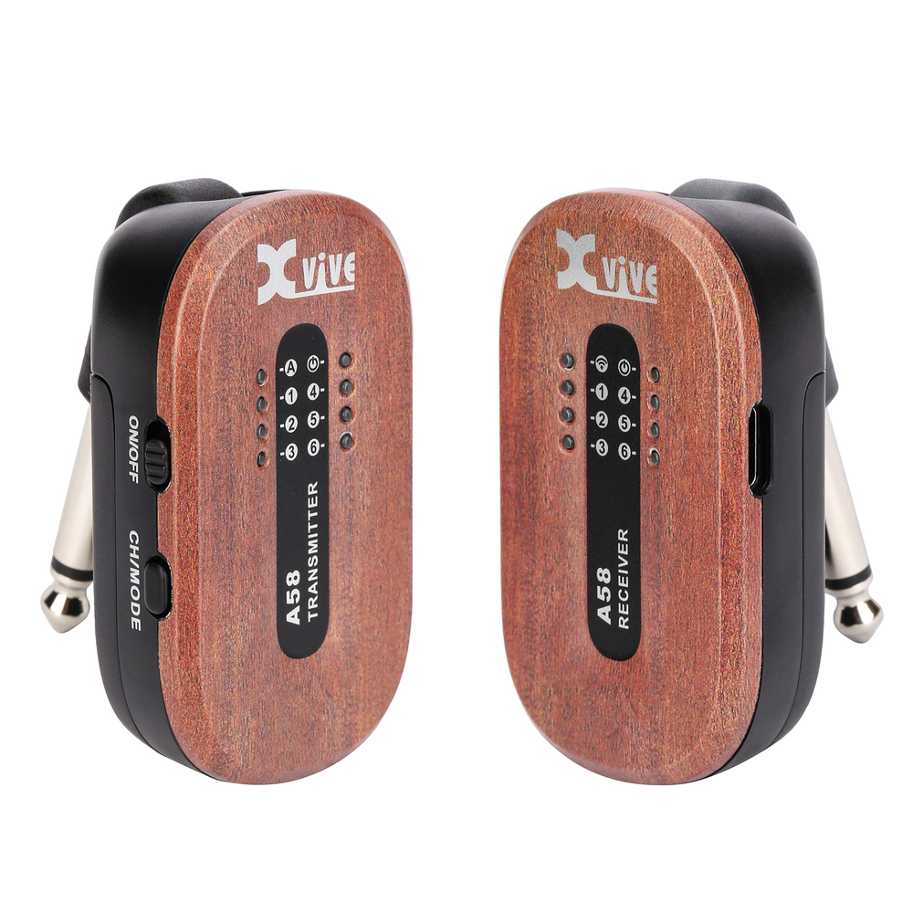 XVIVE A58 Guitar Wireless System 5.8Ghz - Mahogany