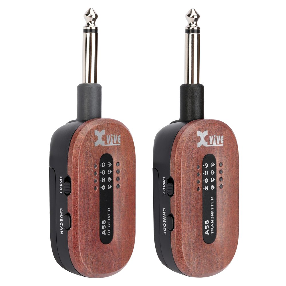 XVIVE A58 Guitar Wireless System 5.8Ghz - Mahogany