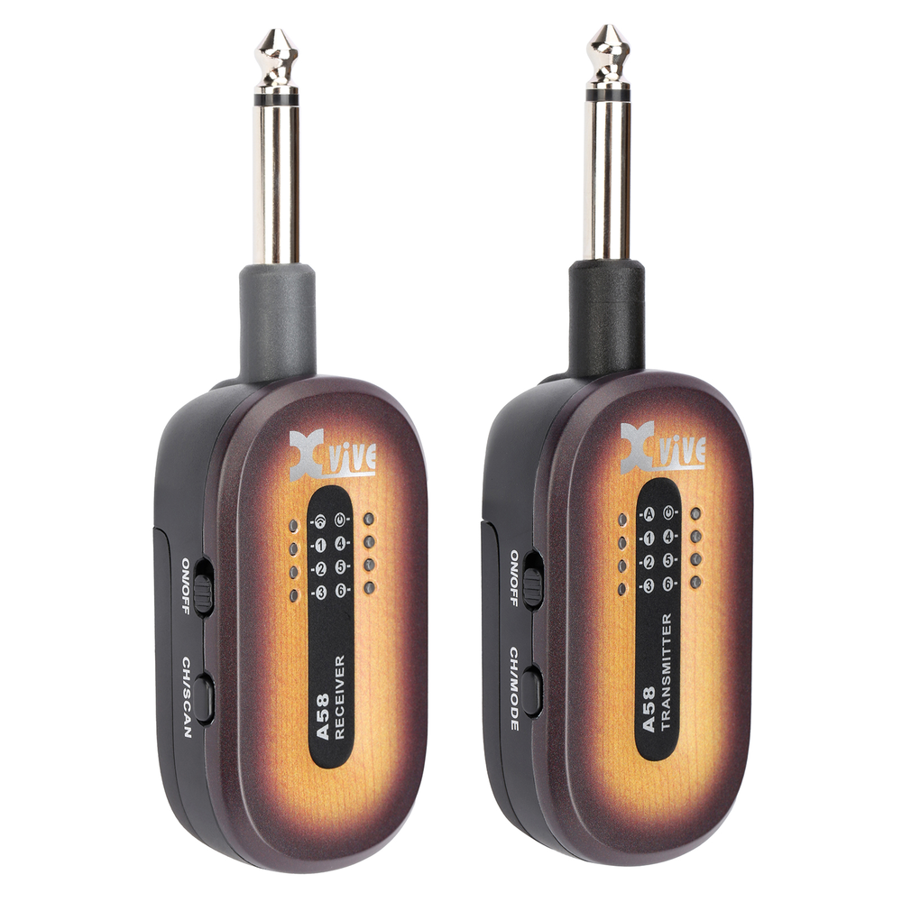 XVIVE A58 Guitar Wireless System 5.8Ghz - Sunburst