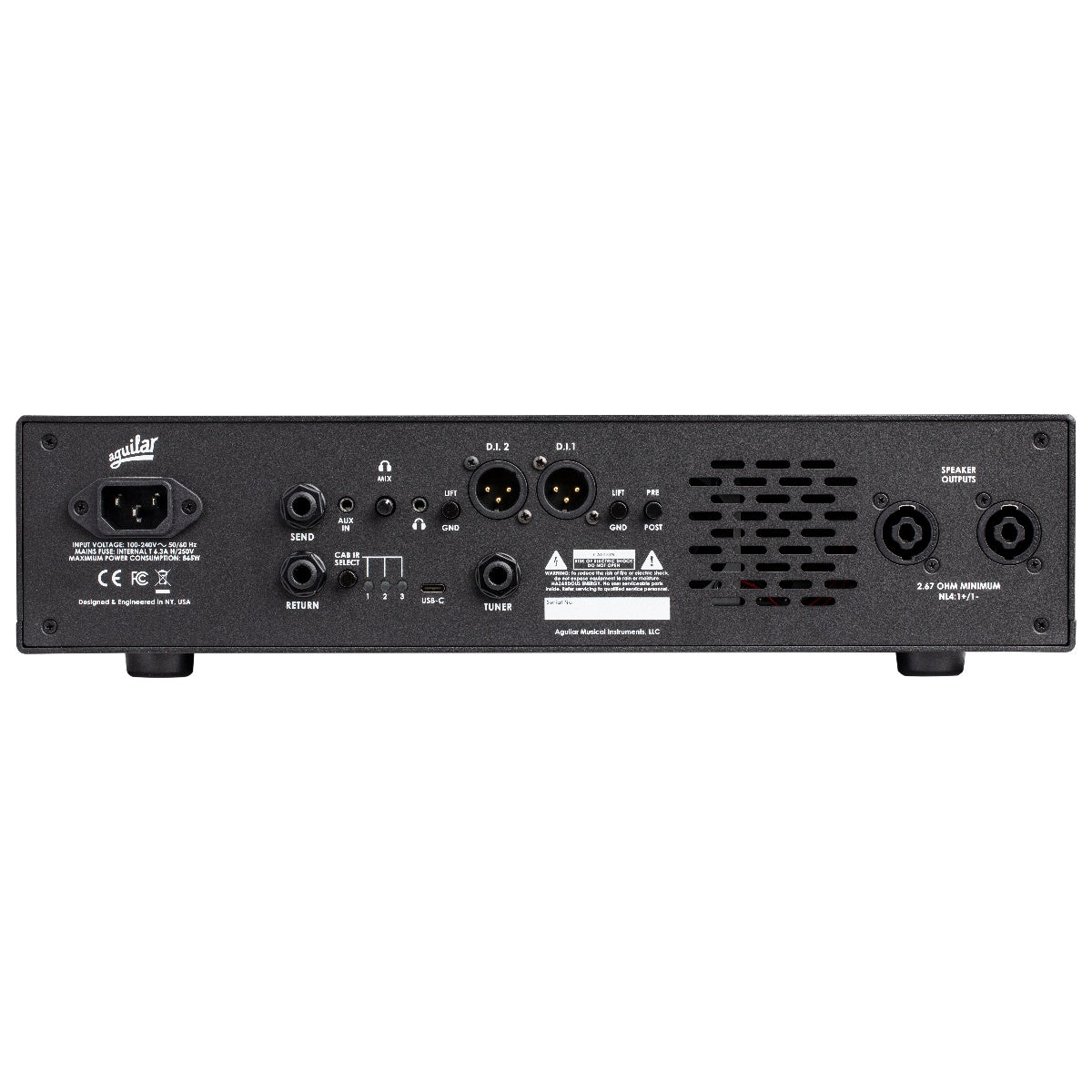Aguilar DB-700 Bass Guitar Amplifier Tube 700w Head Amp