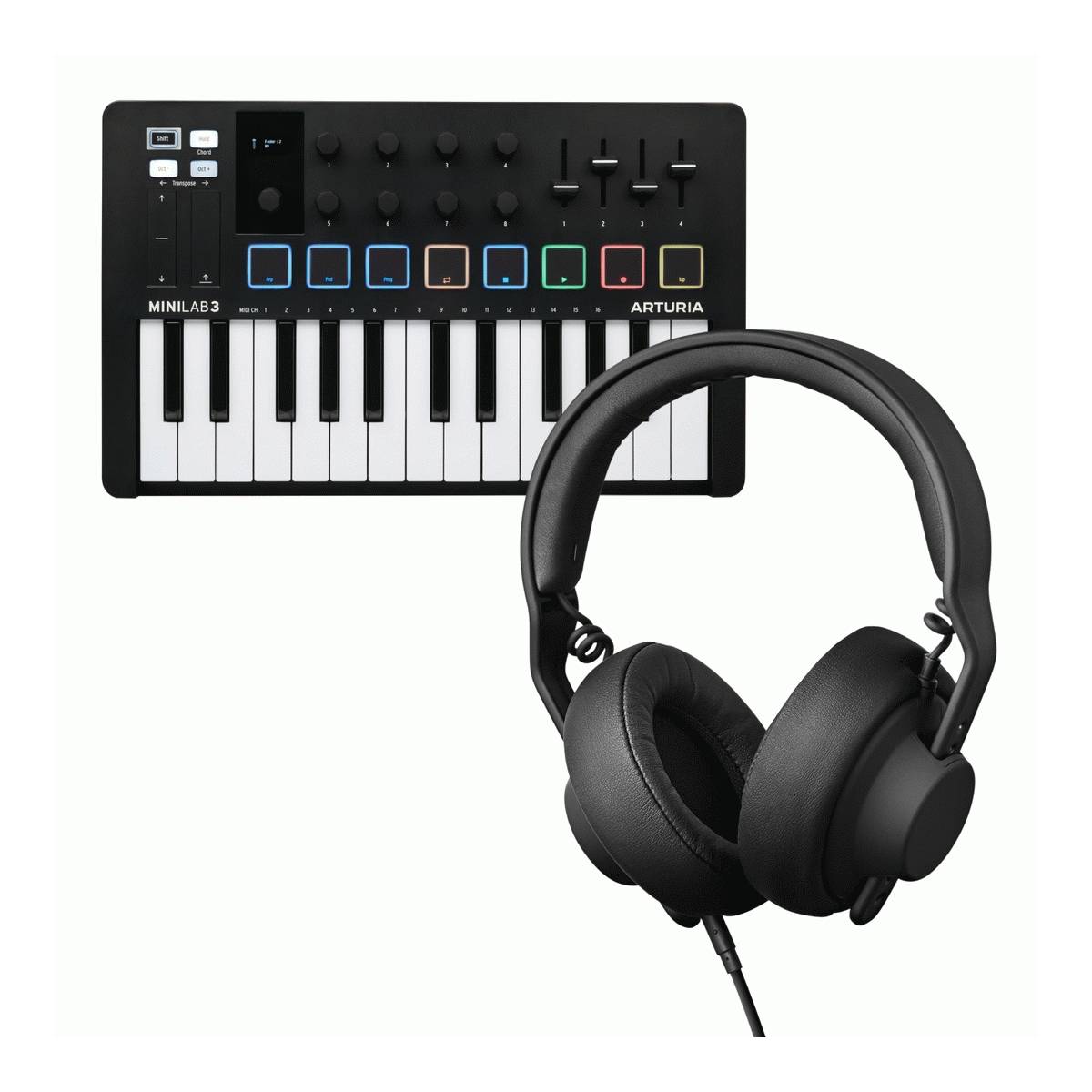 AIAIAI Studio XE Headphones &amp; Arturia MiniLab Mk3 MIDI Controller Bundle
