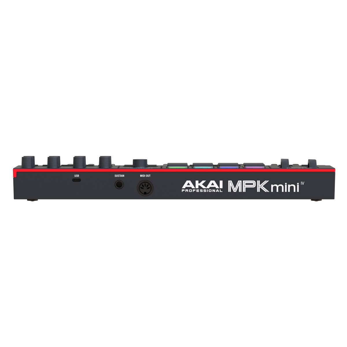 Akai Pro MPK Mini IV Portable USB Keyboard Controller - Black