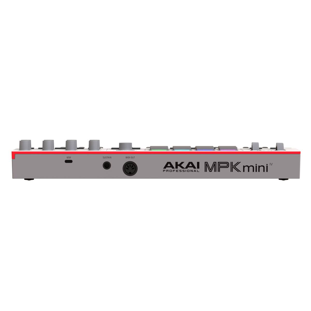 Akai Pro MPK Mini IV Portable USB Keyboard Controller - Grey