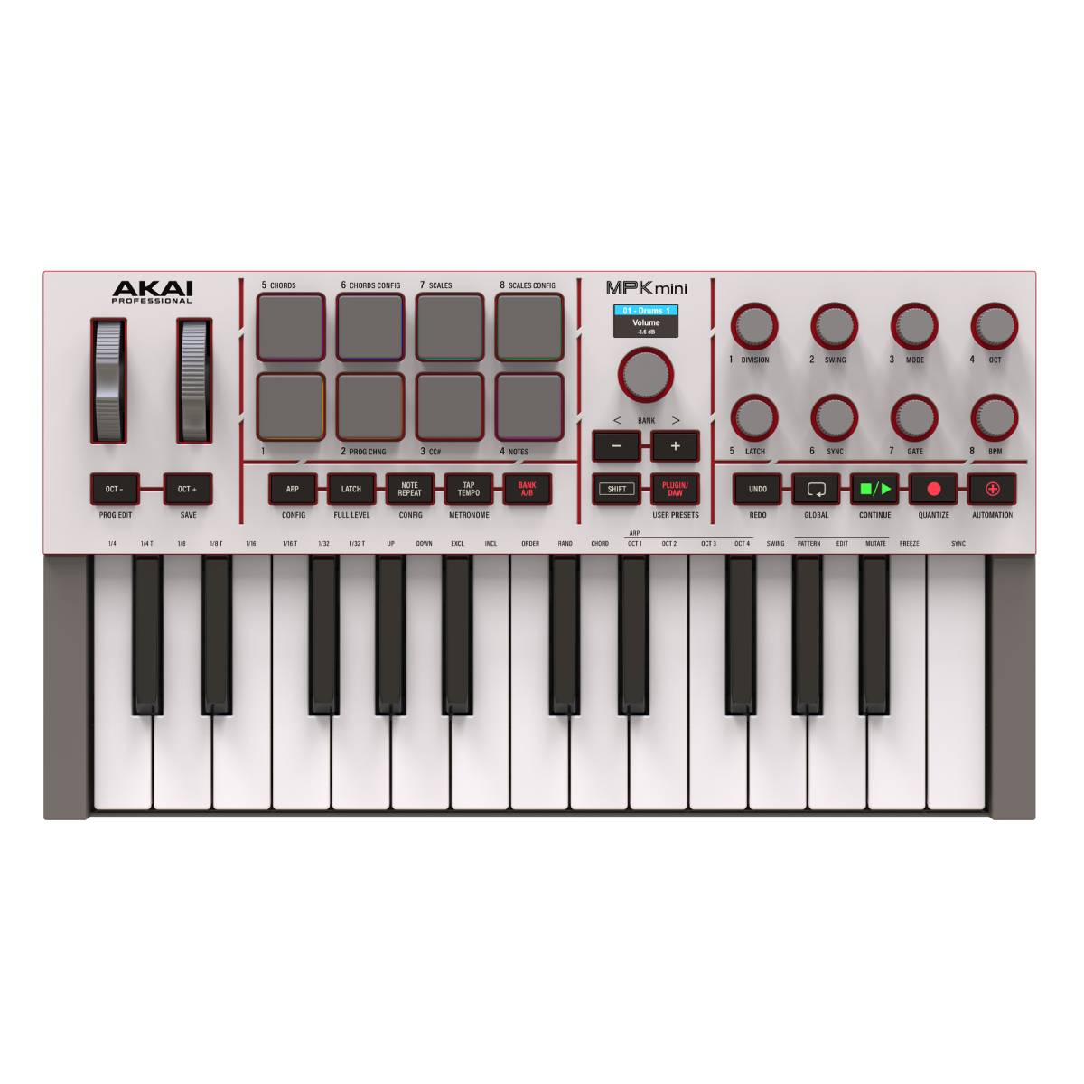 Akai Pro MPK Mini IV Portable USB Keyboard Controller - Grey