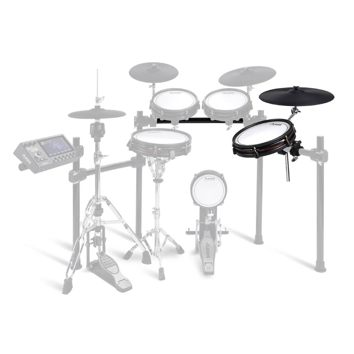 Alesis Strata Club Electronic Drum Expansion Pack w/ Mesh Tom &amp; Cymbal