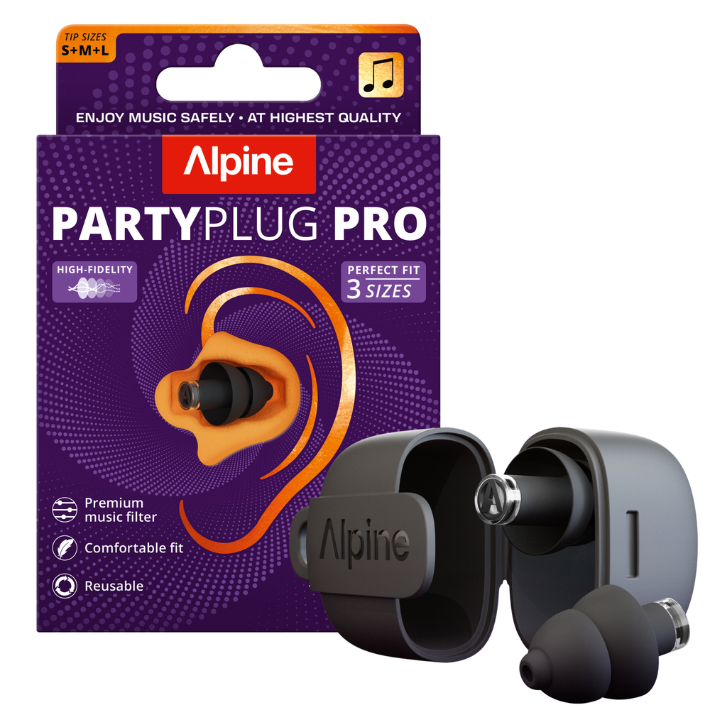 Alpine PartyPlug Pro EarPlugs Black