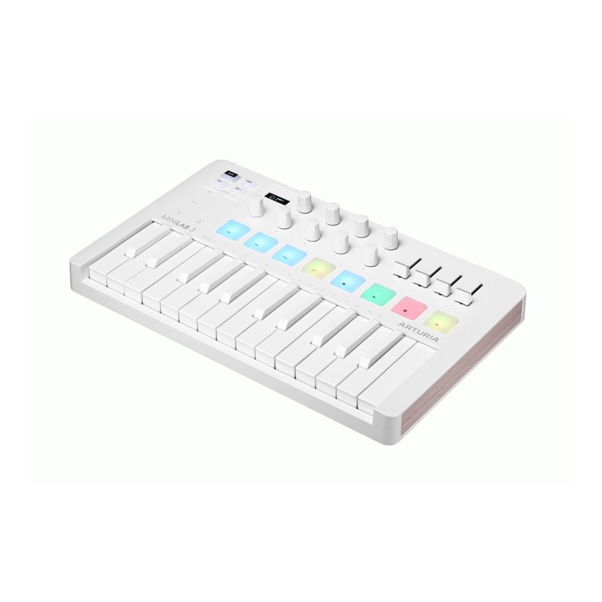 Arturia MiniLab MK3 MIDI Keyboard 25 Key - Alpine White Limited Edition