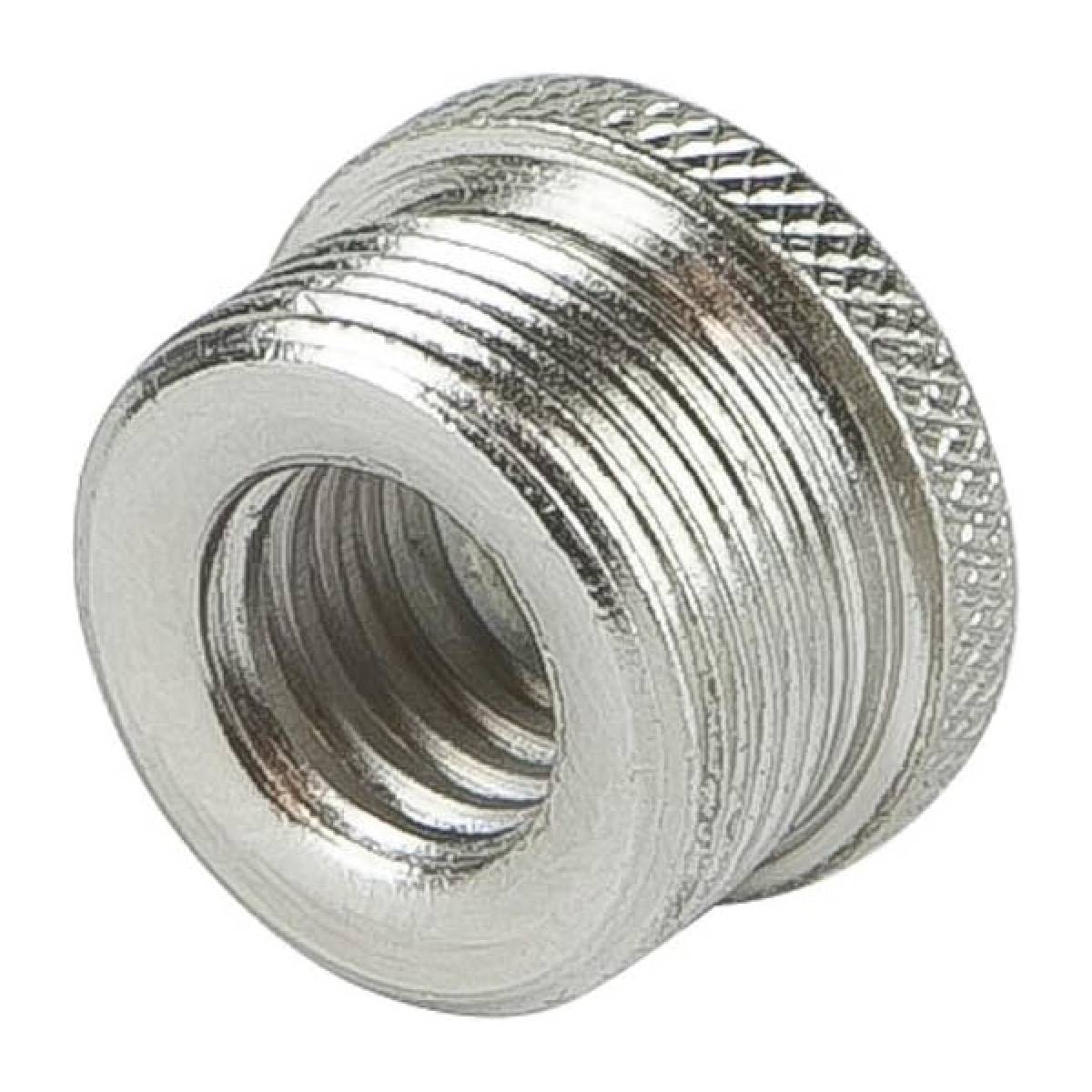 Australasian 170 Microphone Thread Adaptor - 3/8" Internal to 5/8" External - Knurled Collar