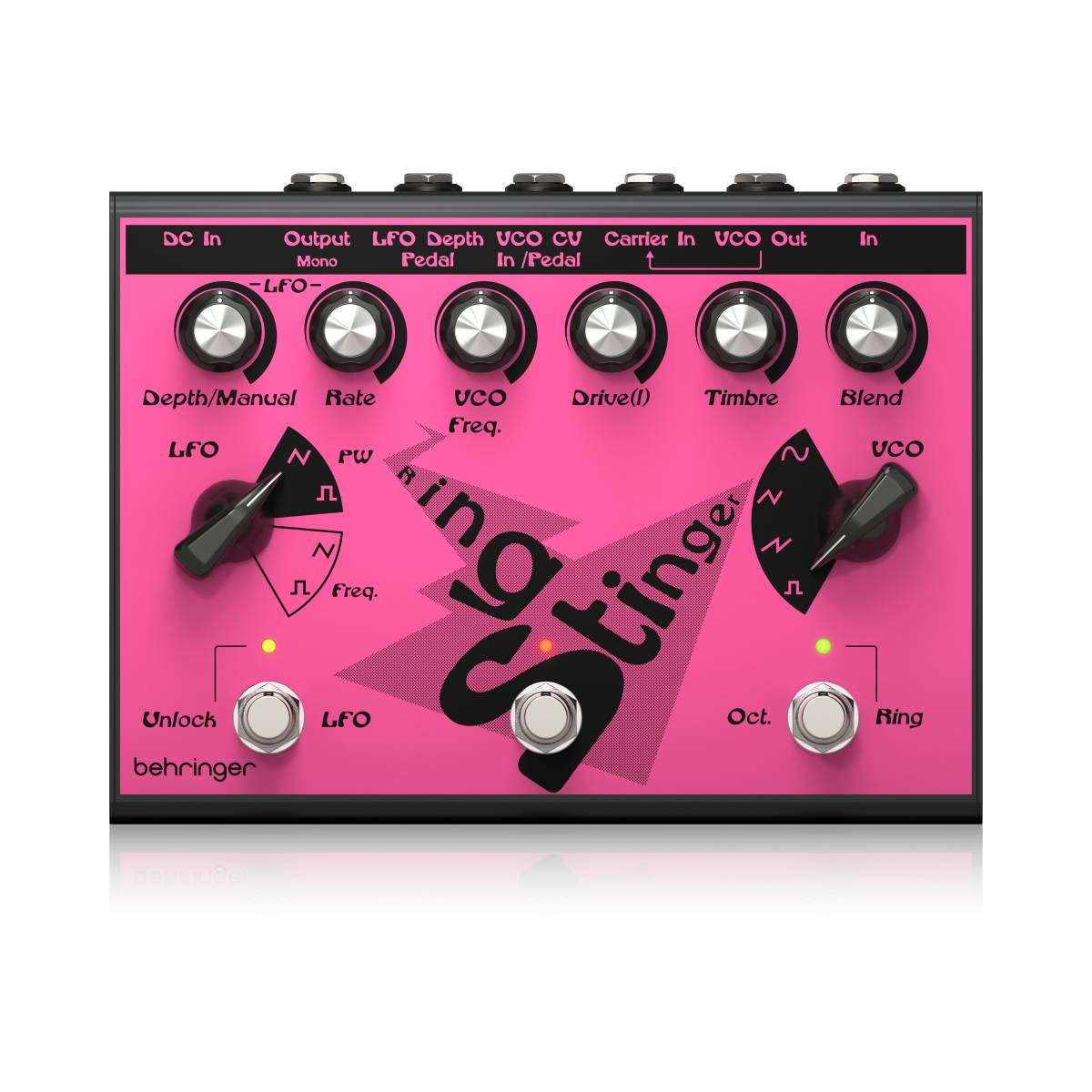 Behringer RING STINGER Ring Modulator Fuzz Guitar &amp; Synth Effects Pedal