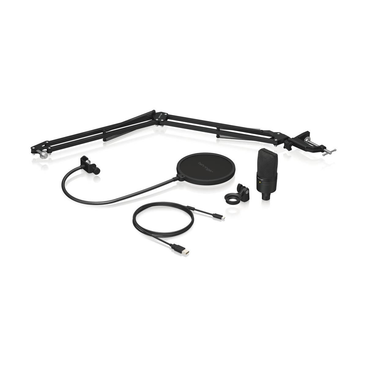 Behringer D3 USB Microphone Podcast Bundle