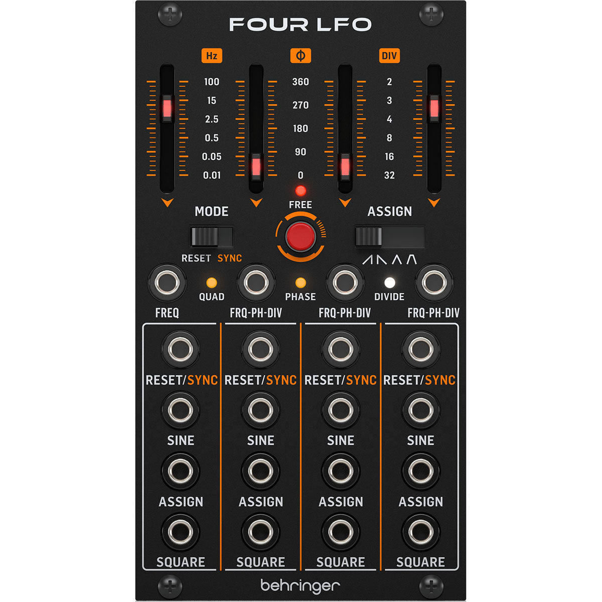 Behringer FOUR LFO Module for Eurorack