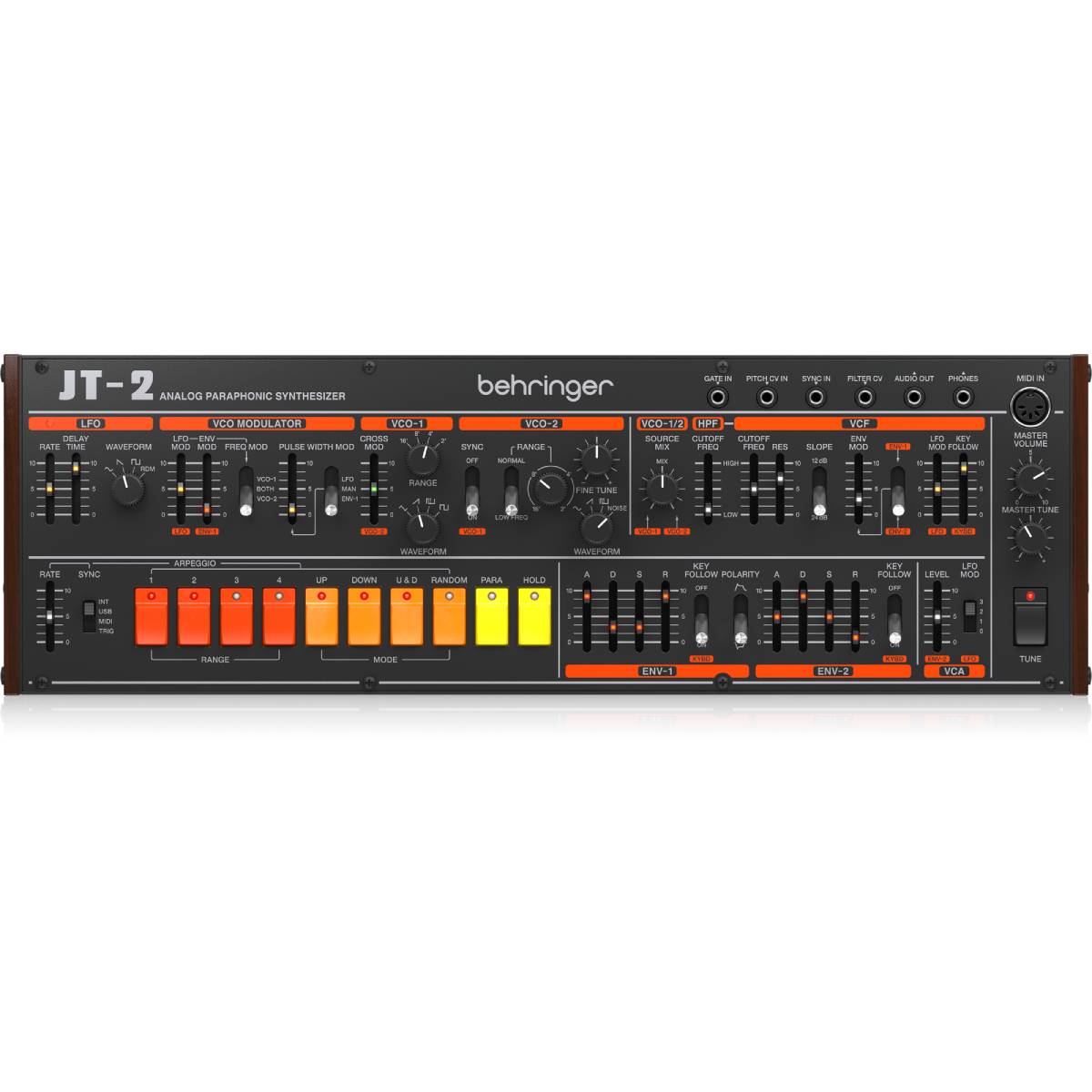 Behringer JT-2 Euro Rack Paraphonic Synthesiser
