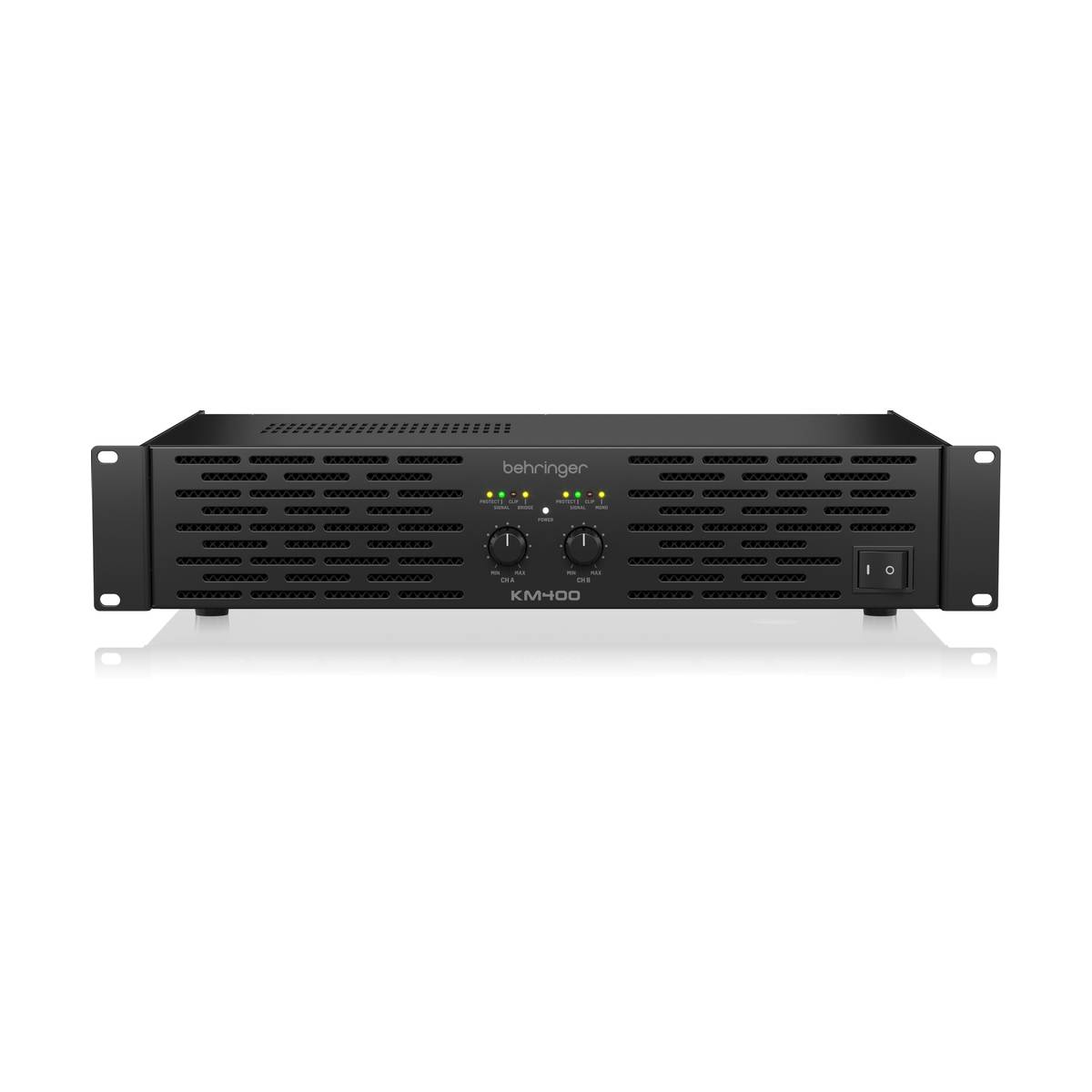 Behringer KM400 Professional Power Amplifier Stereo 400w w/ ATR Technology