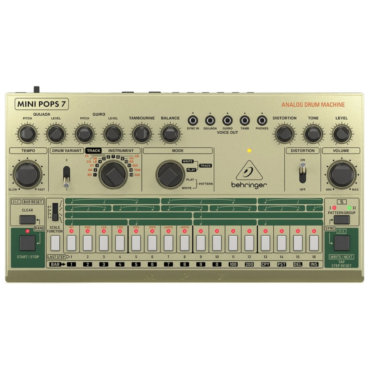 Behringer Mini Pops 7 Analog Drum Machine