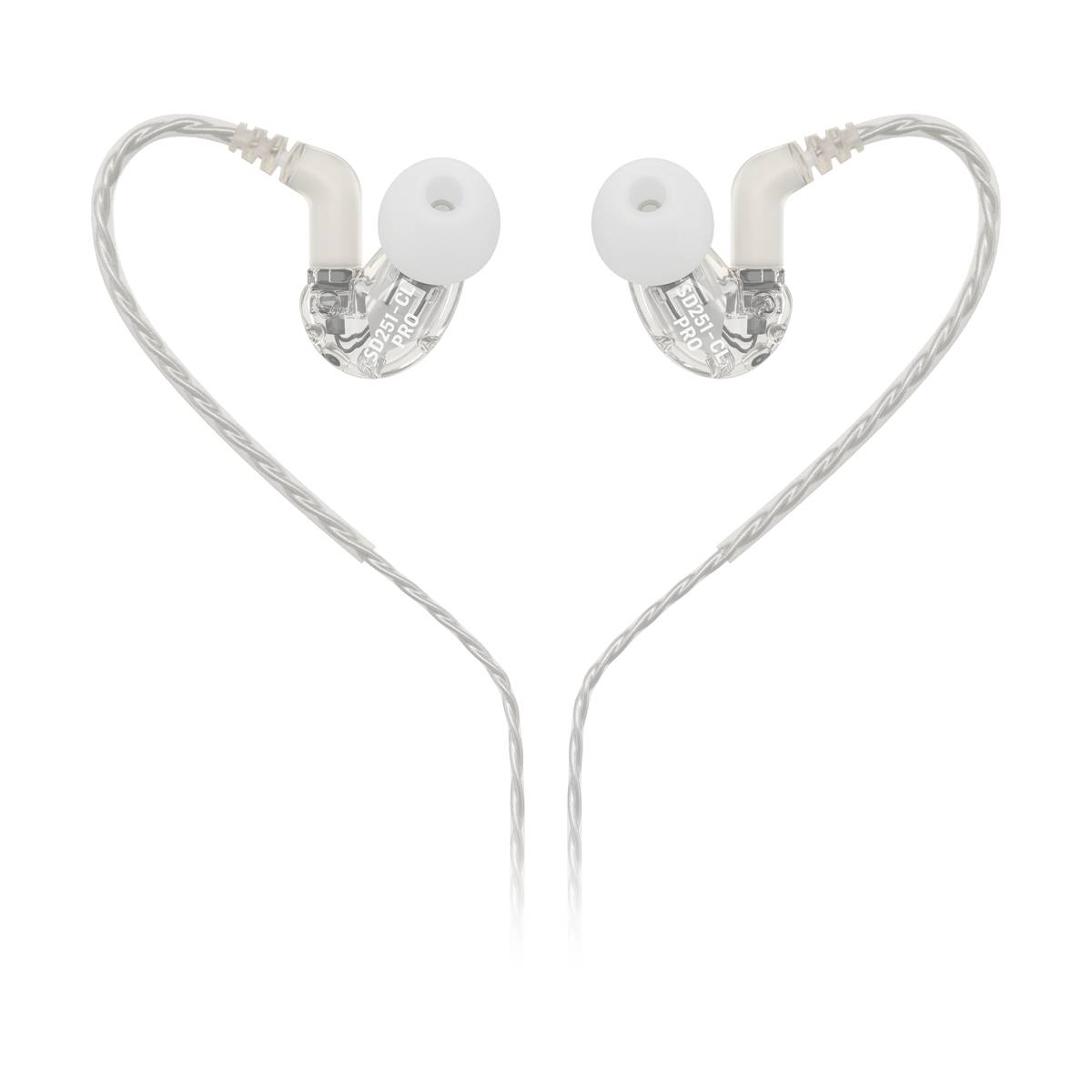 Behringer SD251-CL Pro In Ear Studio Earphones - Clear