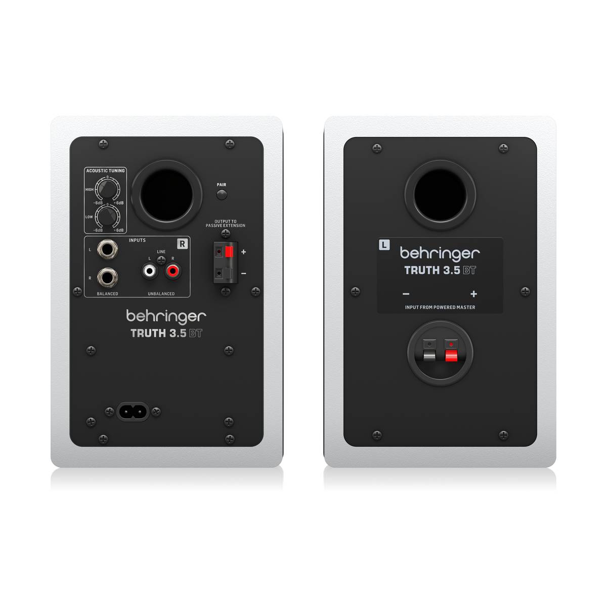 Behringer Truth Audiophile 3.5inch BT Studio Monitors w/ Bluetooth - White Pair