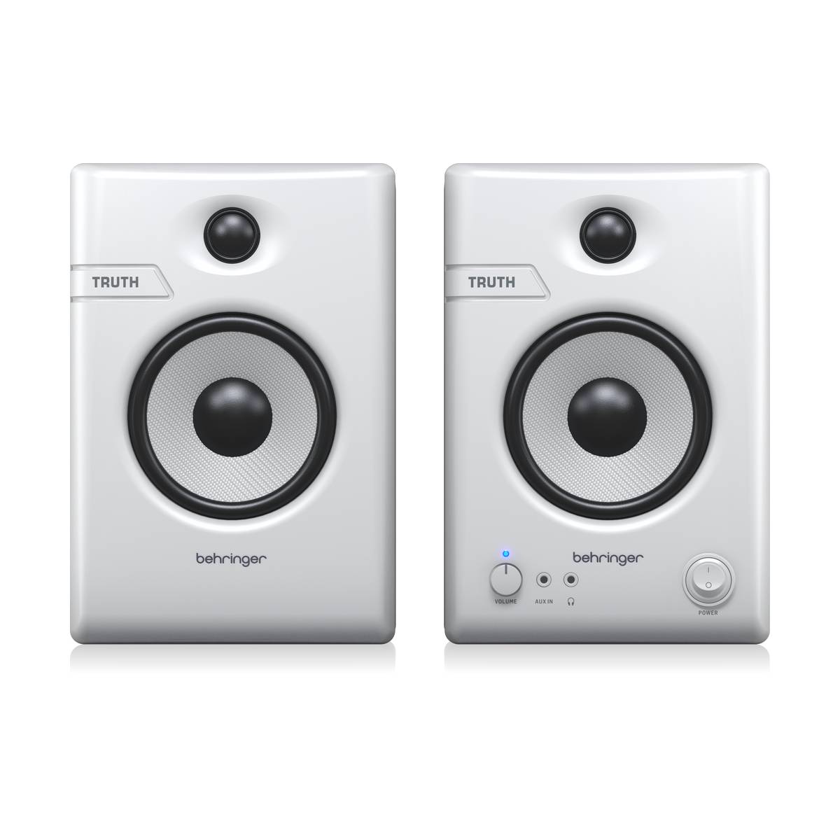 Behringer Truth Audiophile 4.5inch BT Studio Monitors w/ Bluetooth - White Pair