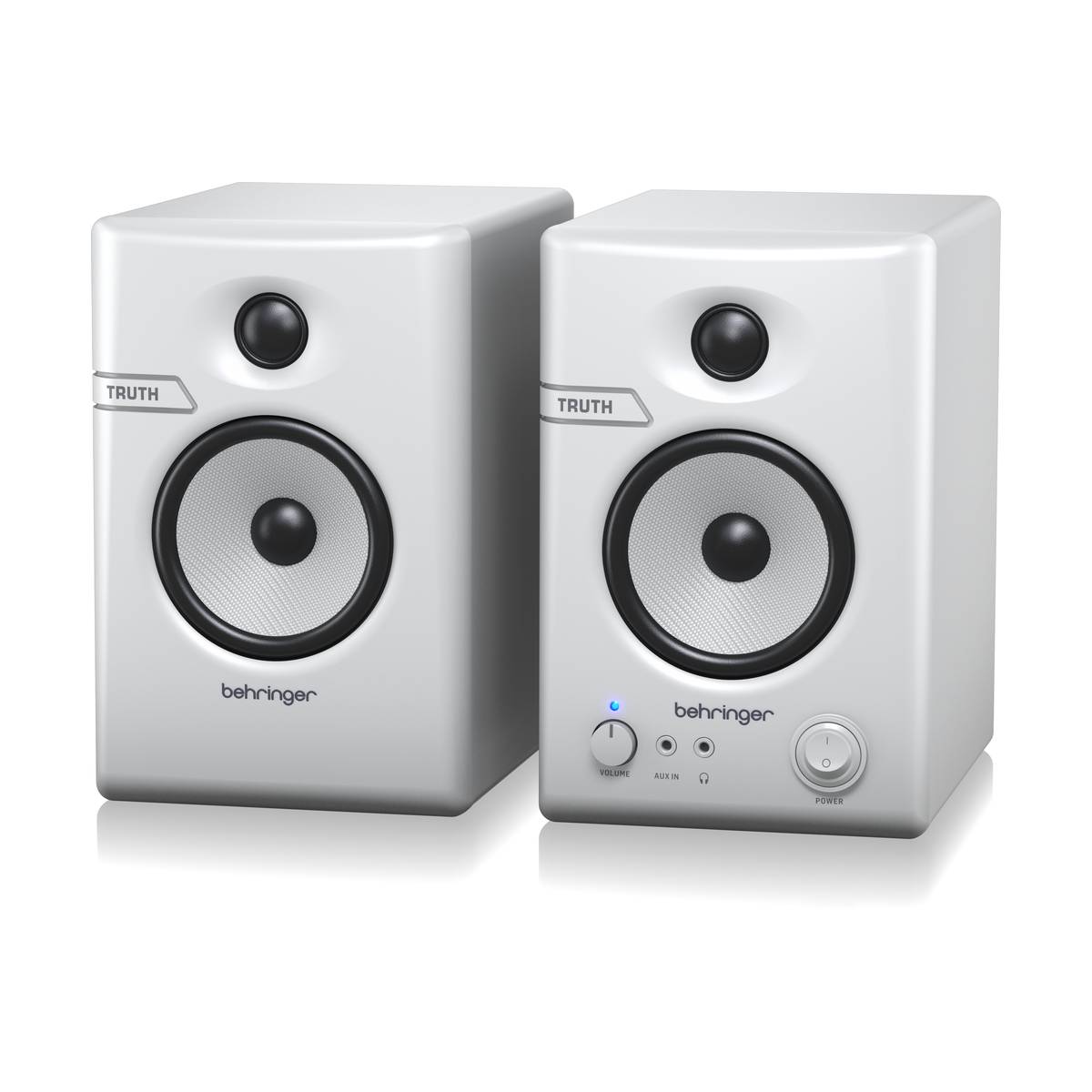 Behringer Truth Audiophile 4.5inch BT Studio Monitors w/ Bluetooth - White Pair